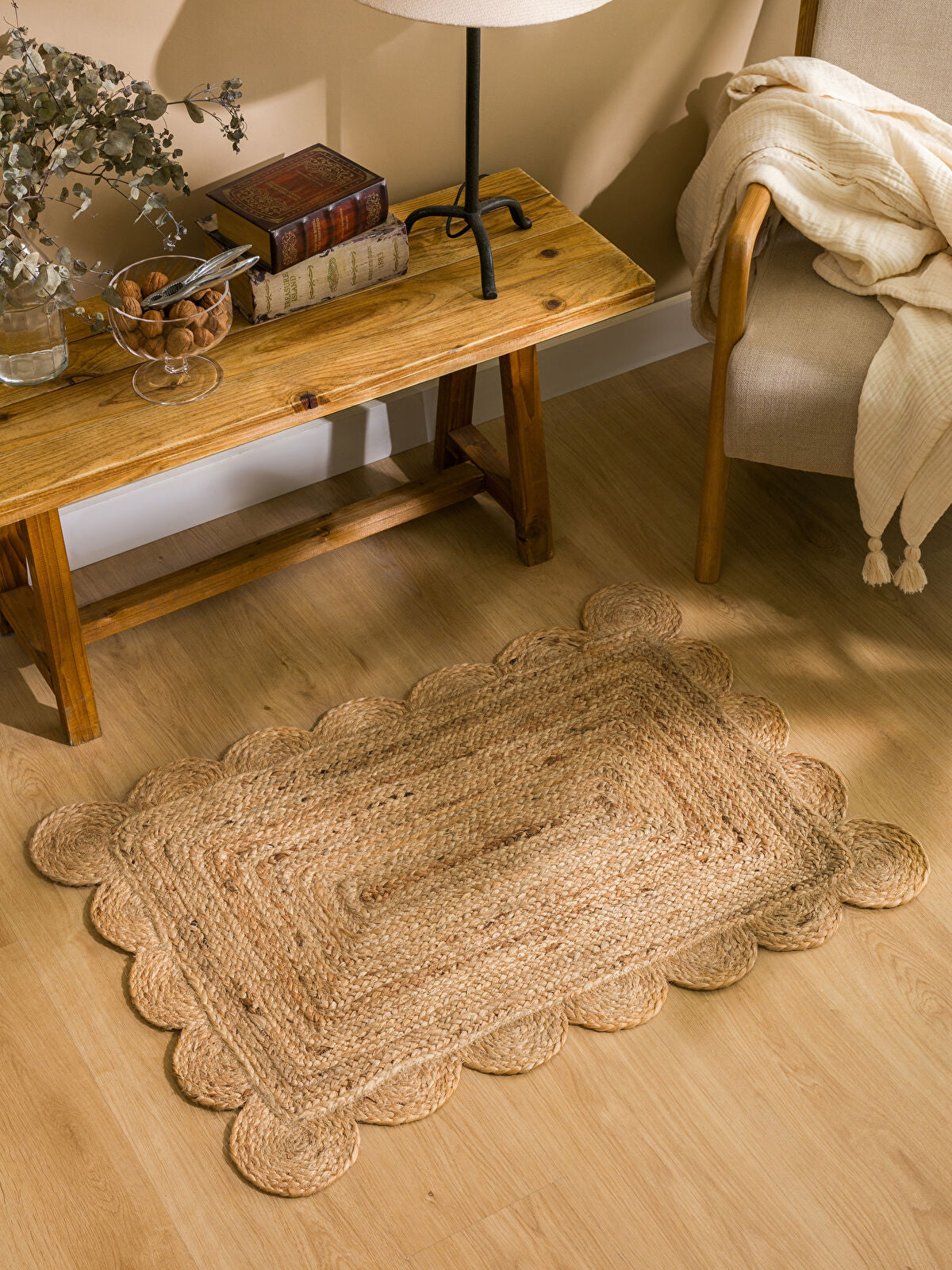 Rattan Rug 60x90 cm
