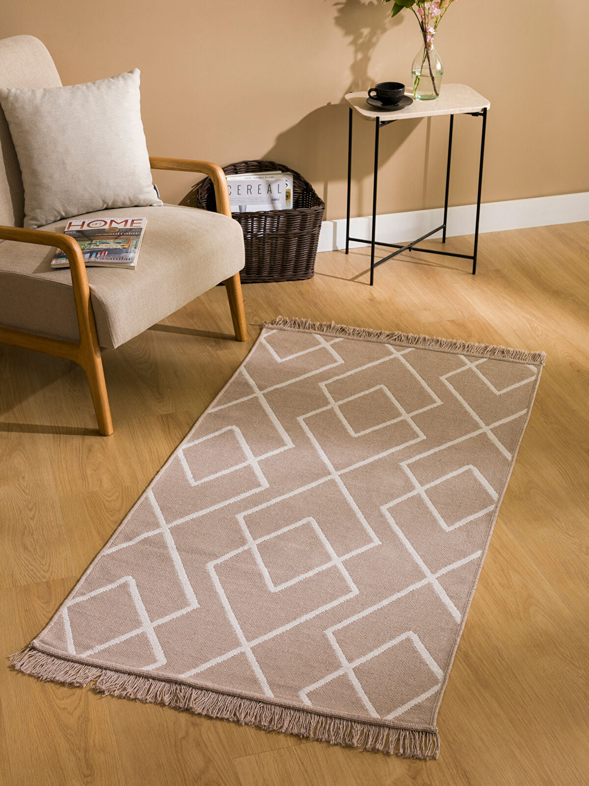 Geometric Patterned Rug 80x140 cm