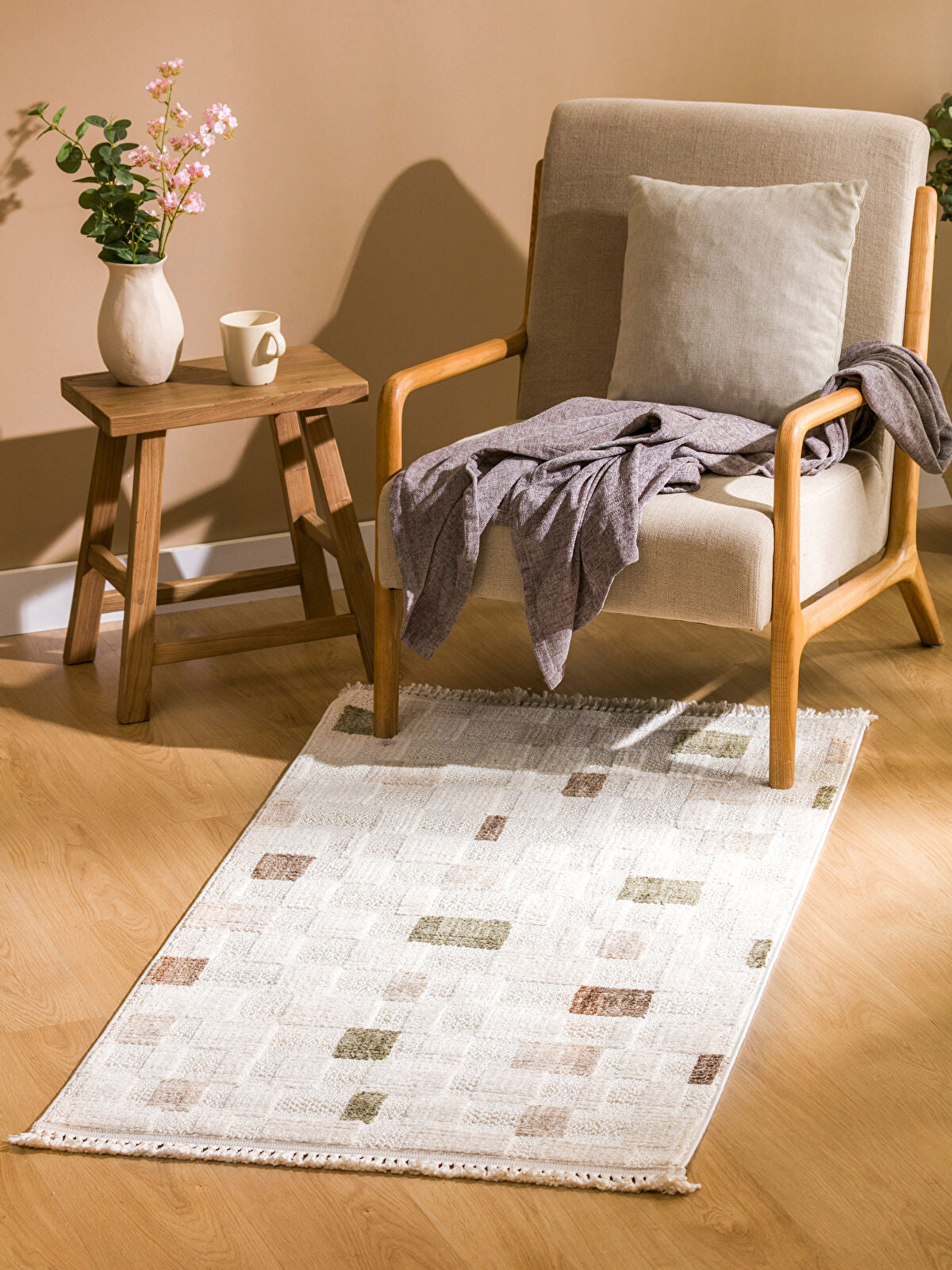 Patterned Tufted Rug 80x150 cm