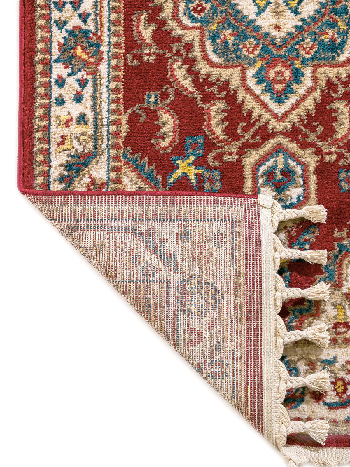Patterned Rug with Fringe 80x150 cm