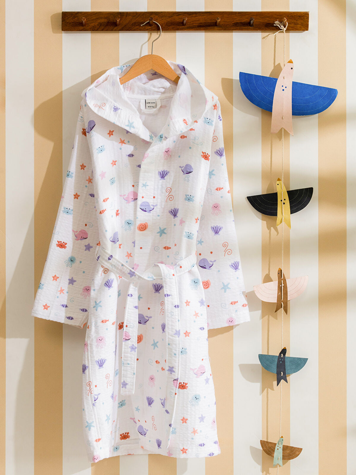 Printed Hooded Girl Child Dress