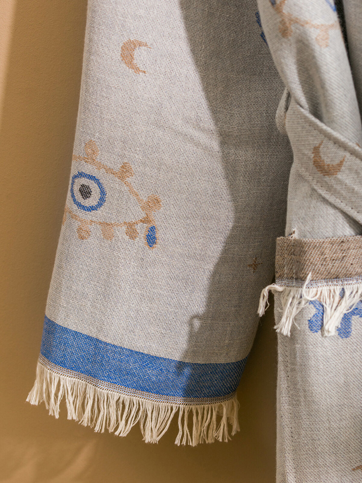 With Eyelet Cotton Women's Robe