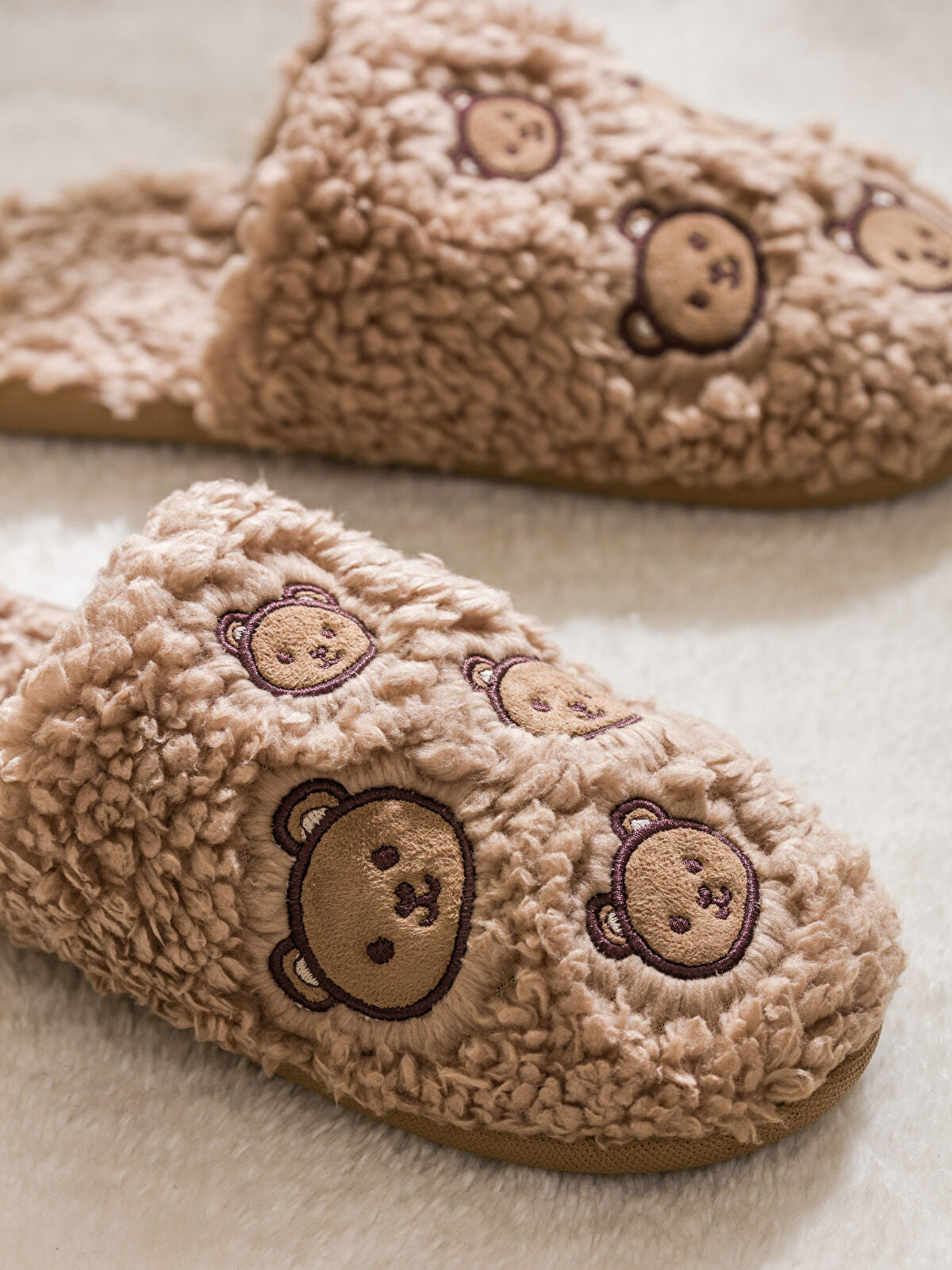 Floral Embellished Women's House Slipper