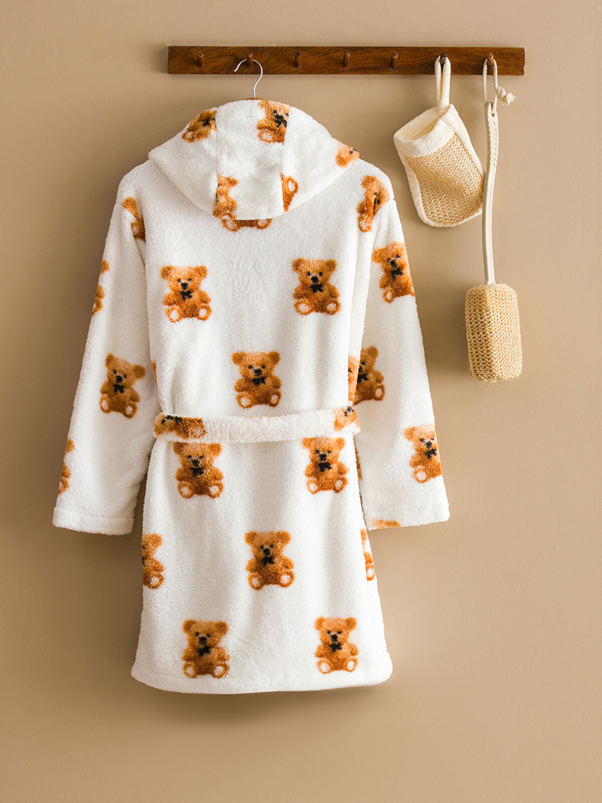 Polka Dot Printed Women's Housecoat