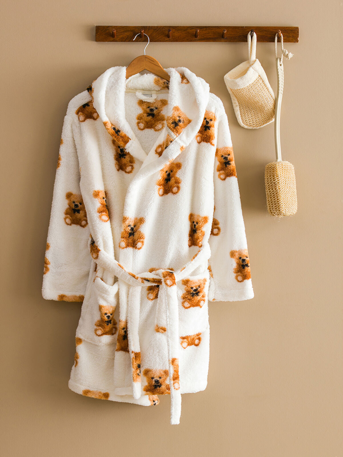 Polka Dot Printed Women's Housecoat
