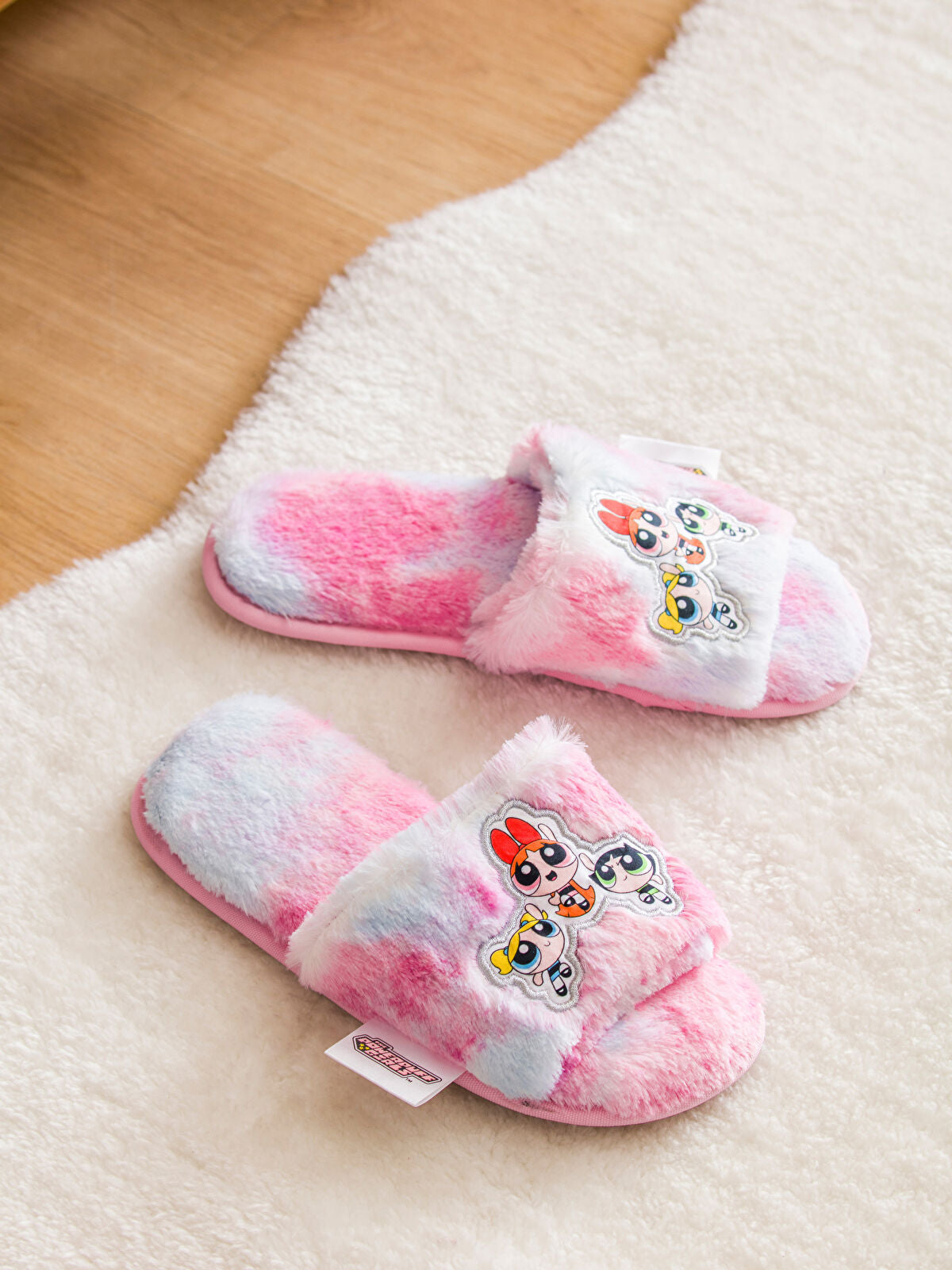 Powerpuff Girls Embroidered Women's Home Slipper