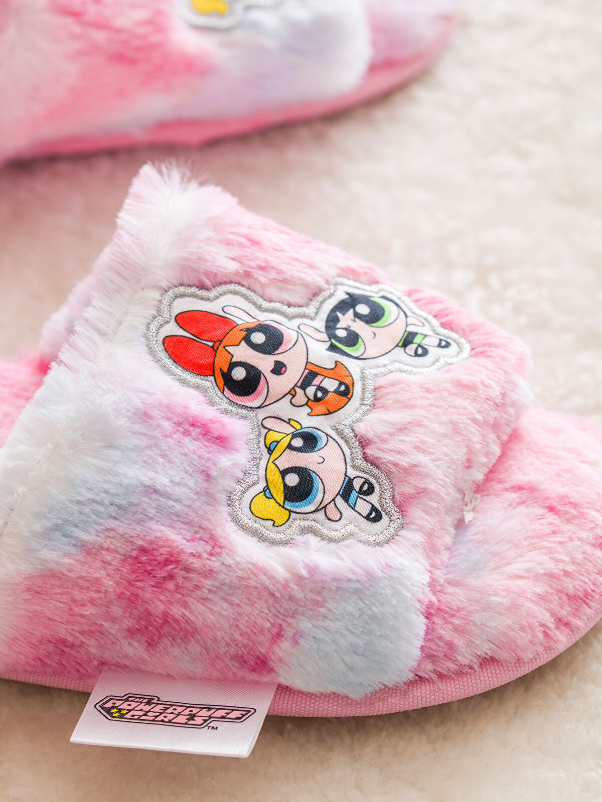Powerpuff Girls Embroidered Women's Home Slipper