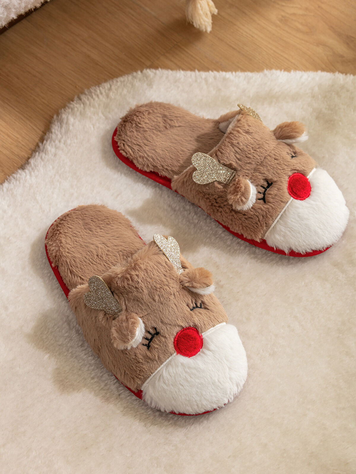 Patterned Embellished Women's Home Slipper