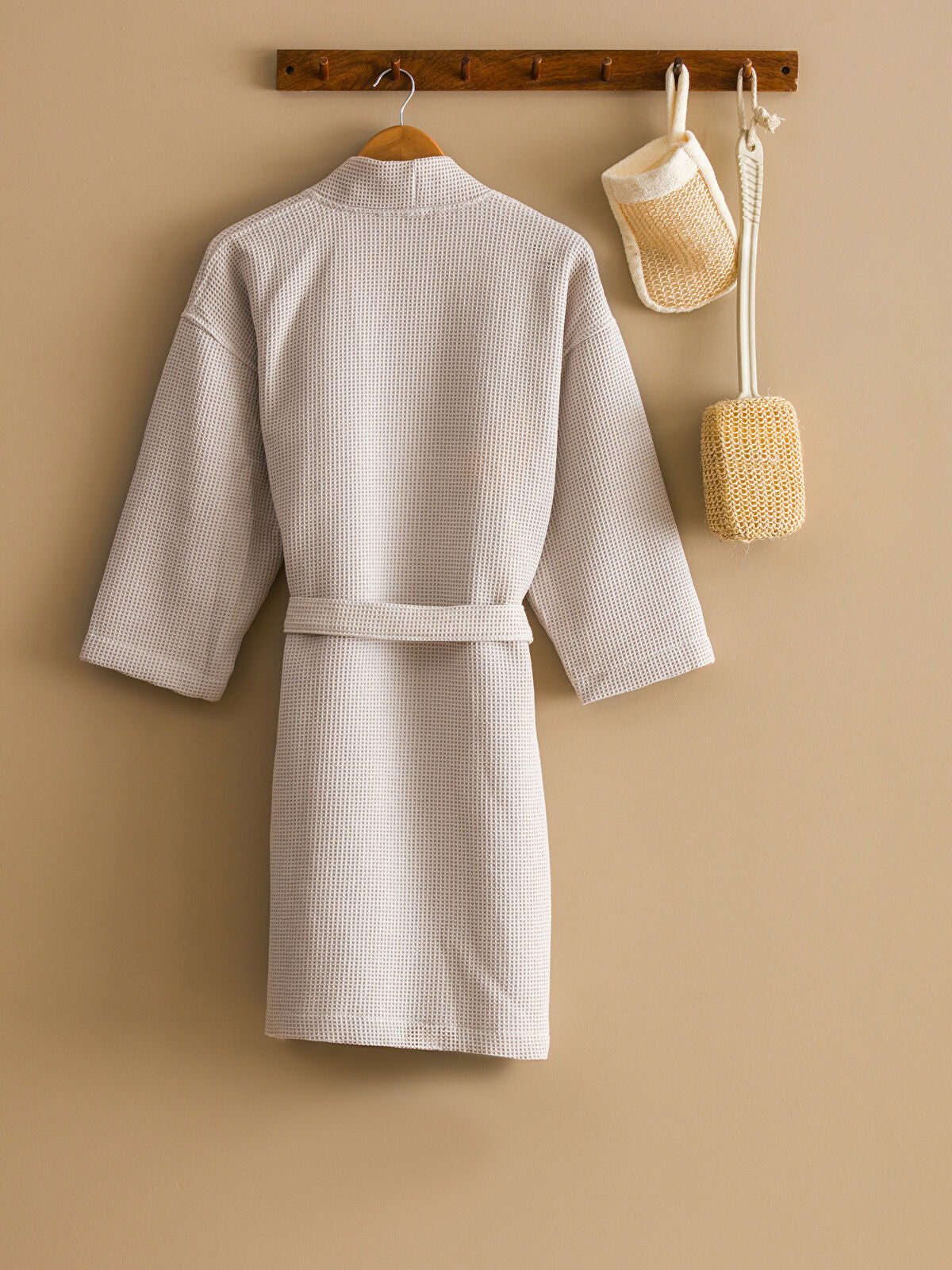Patterned Men's Bathrobe
