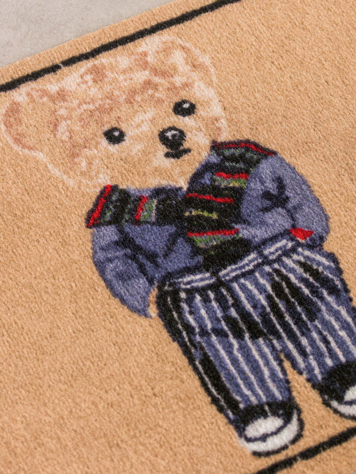 Teddy Bear Design Door Mat 45x75 cm