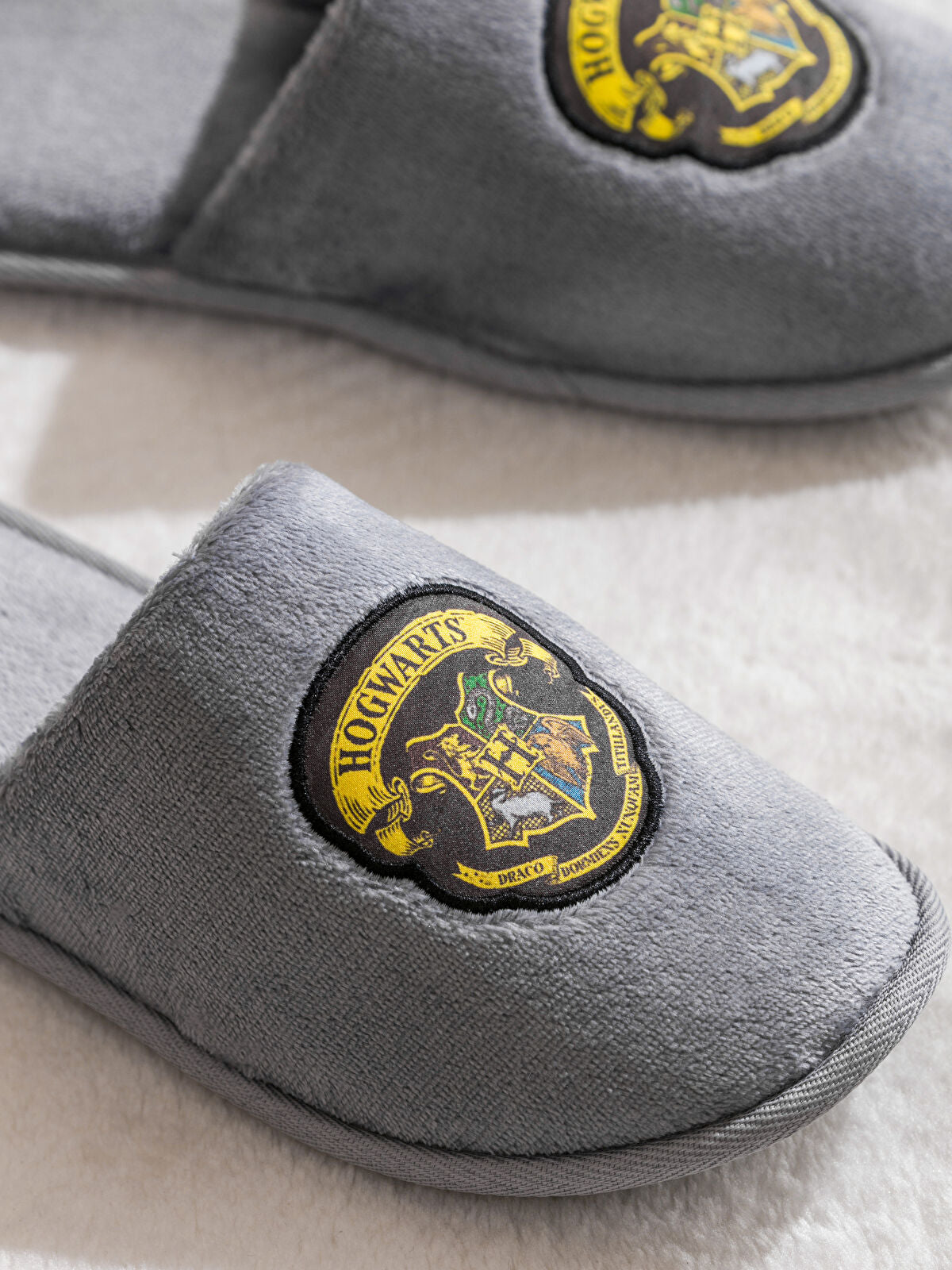Harry Potter Print Fleece Men's Home Slipper