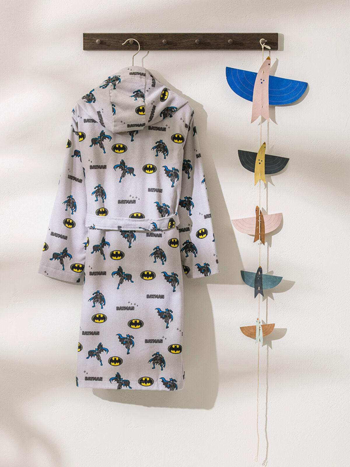 Batman Embroidered Boys' Housecoat