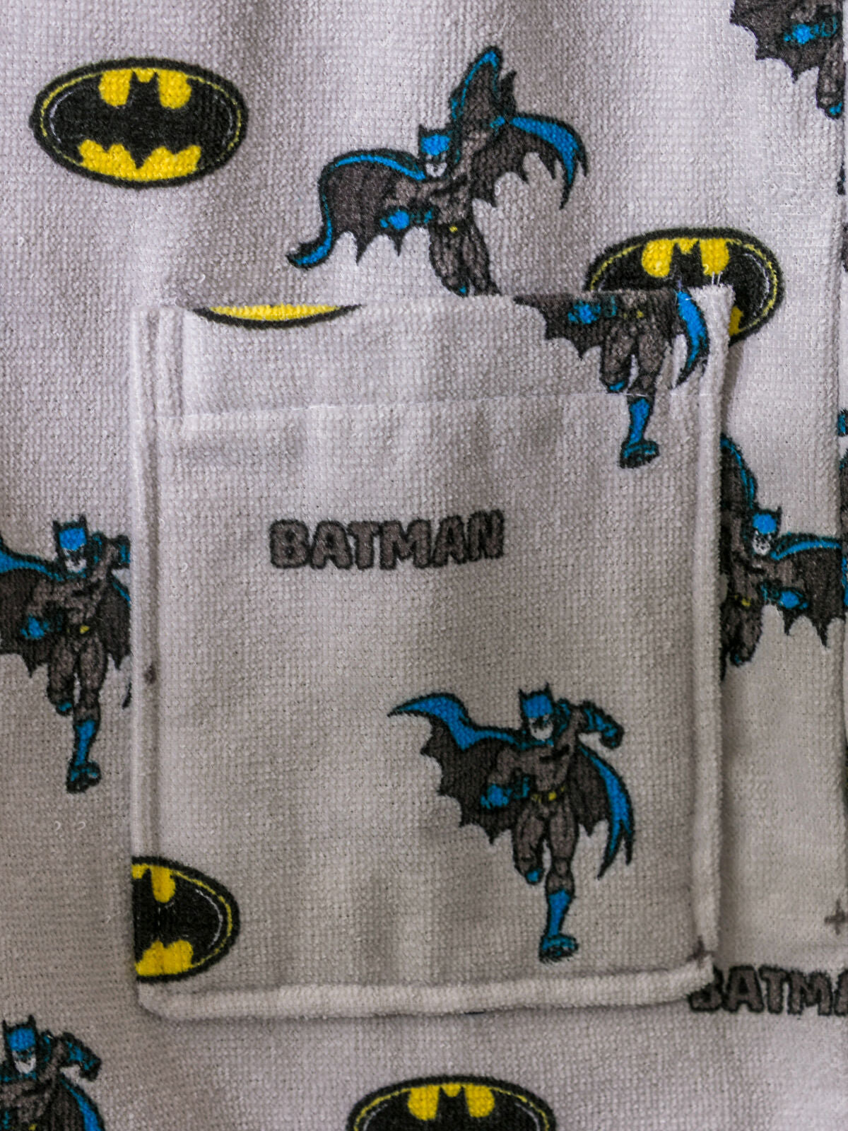 Batman Embroidered Boys' Housecoat