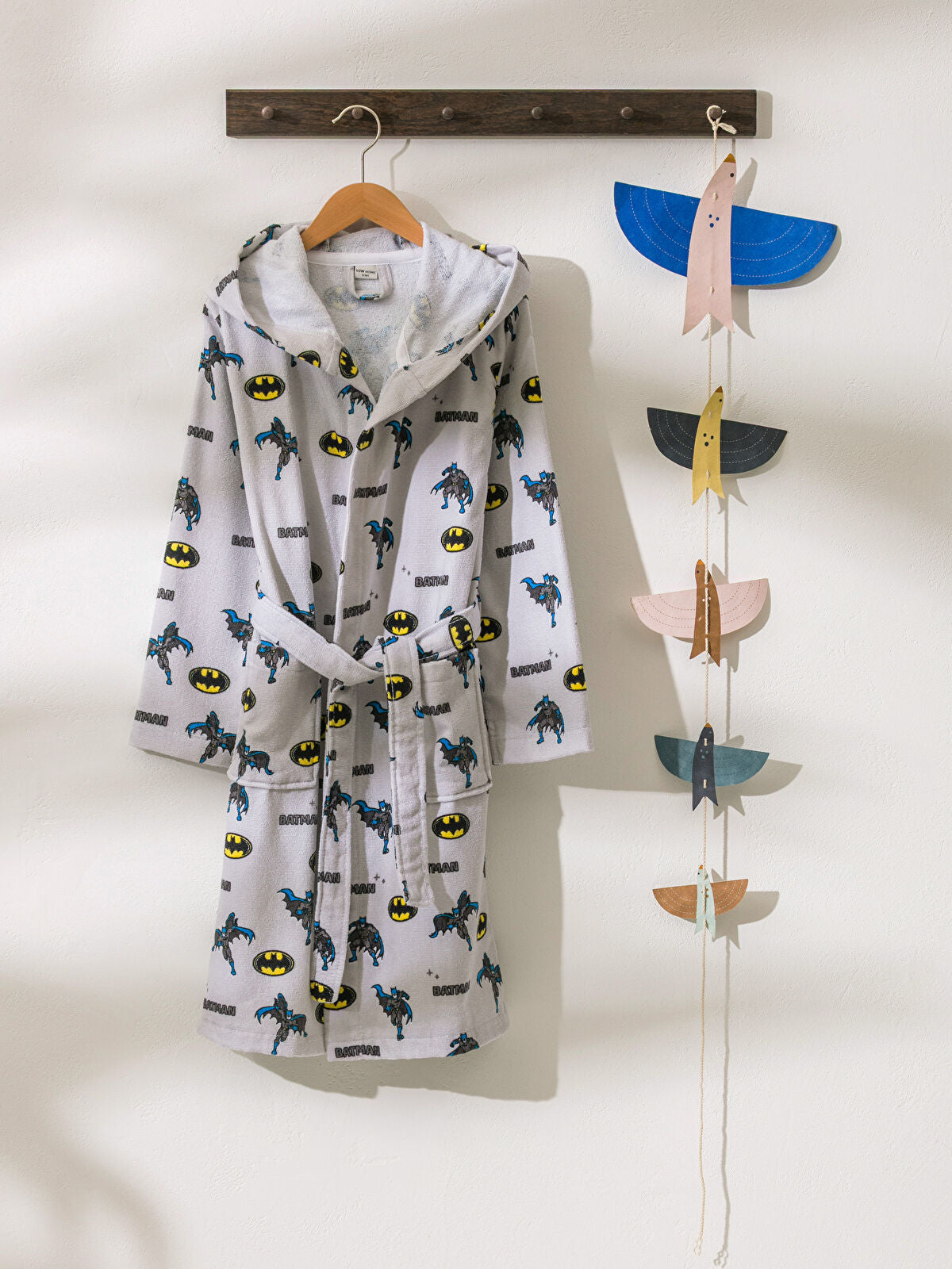 Batman Embroidered Boys' Housecoat
