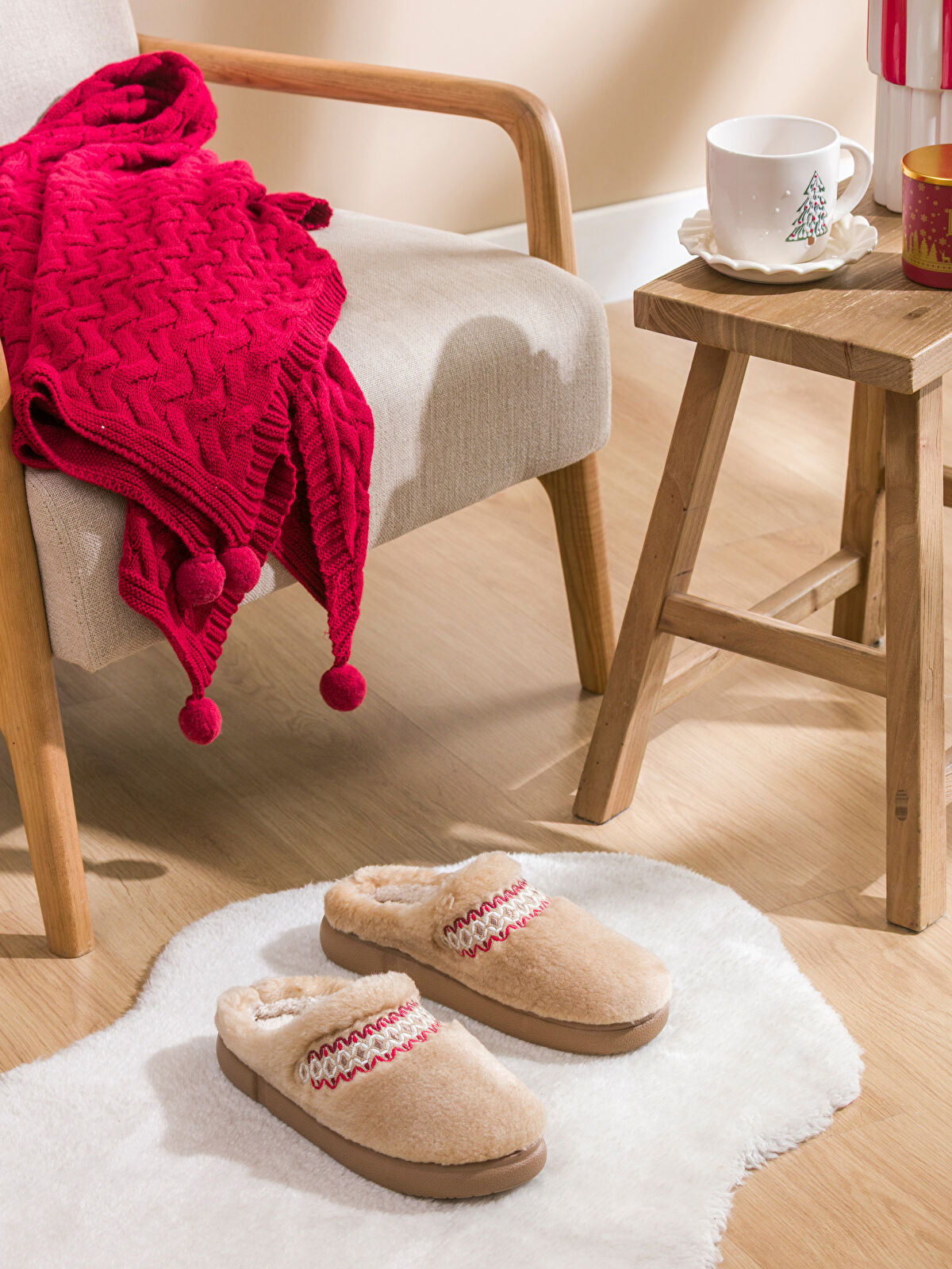 Women's Fleece Home Slippers