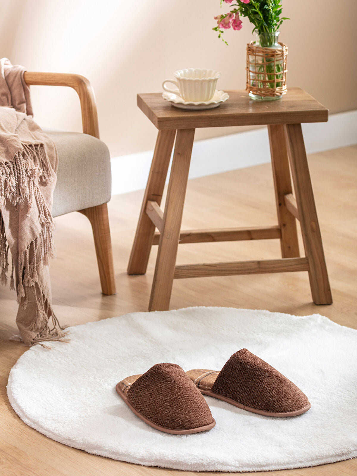 Plain Men's House Slipper