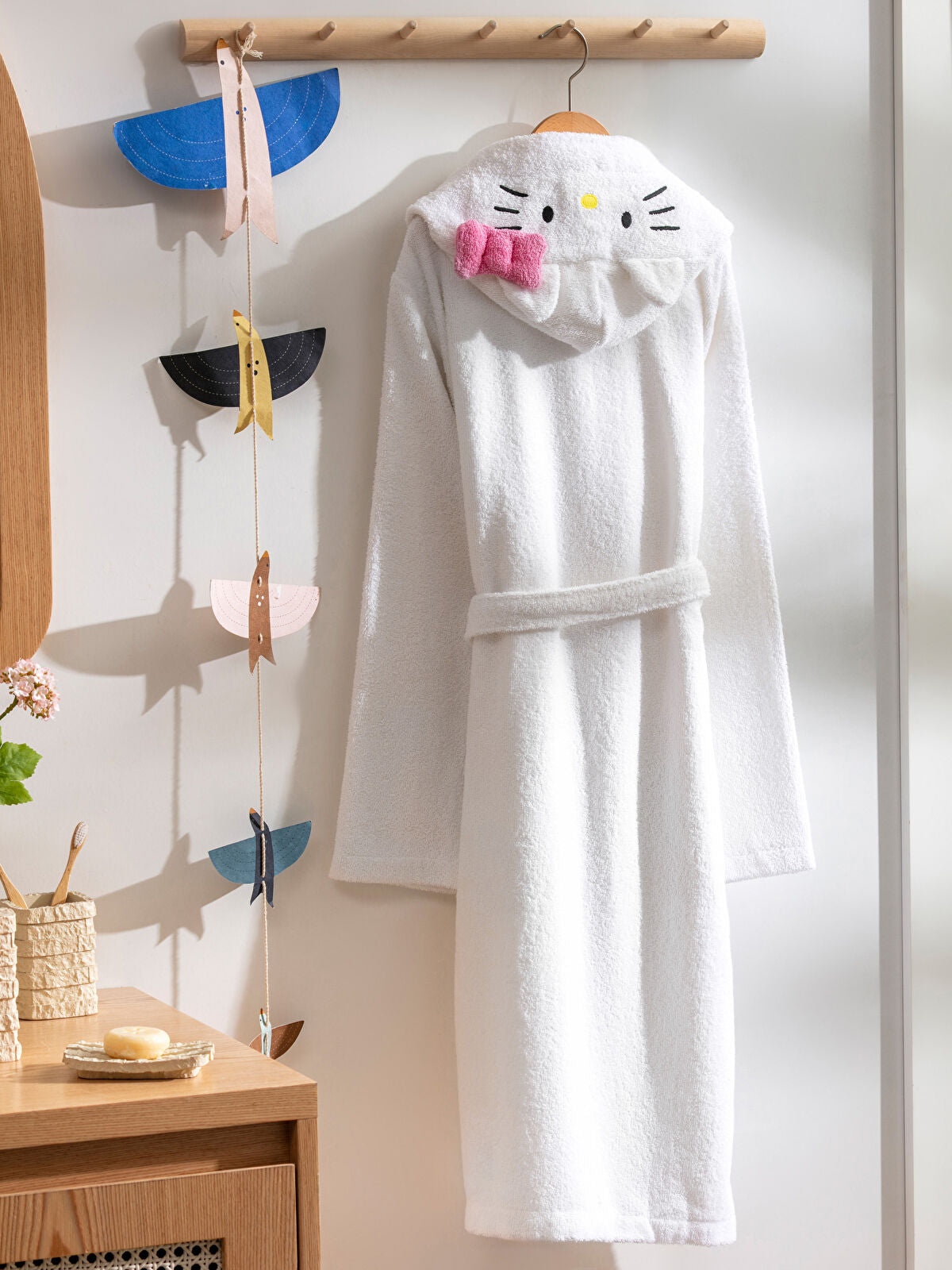 Hello Kitty Embellished Girls Kids Nightgown