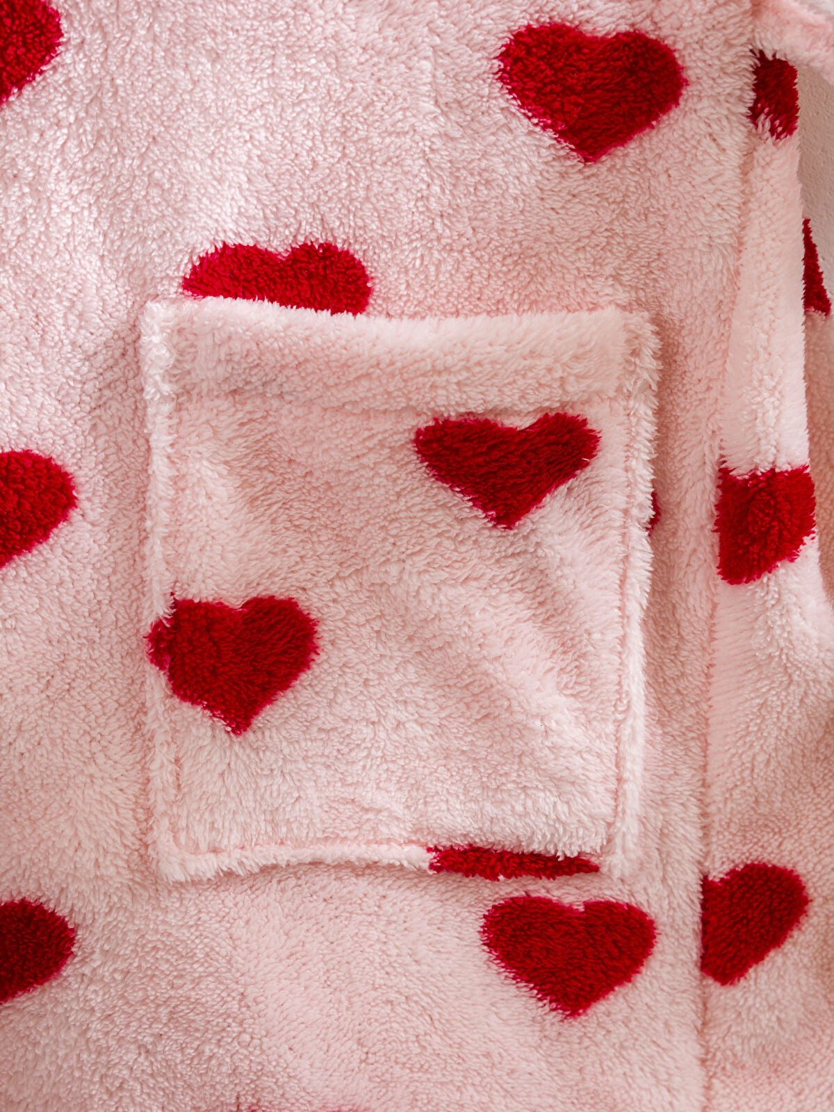 Heart Embroidered Woman's Robe