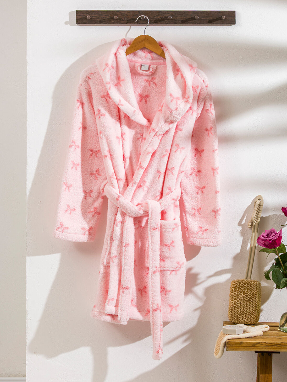 Floral Print Women's Robe