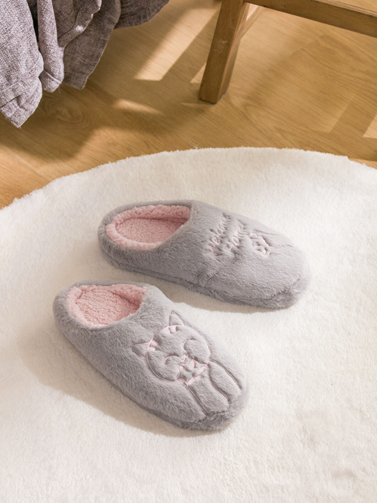 Sincap Buckle Women's Home Slipper