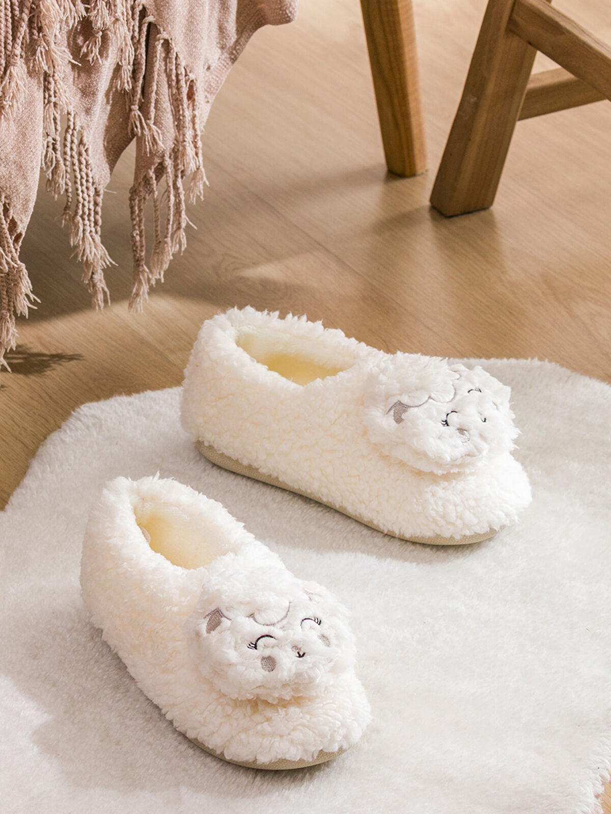 Animal Figure Fleece Women's Slipper