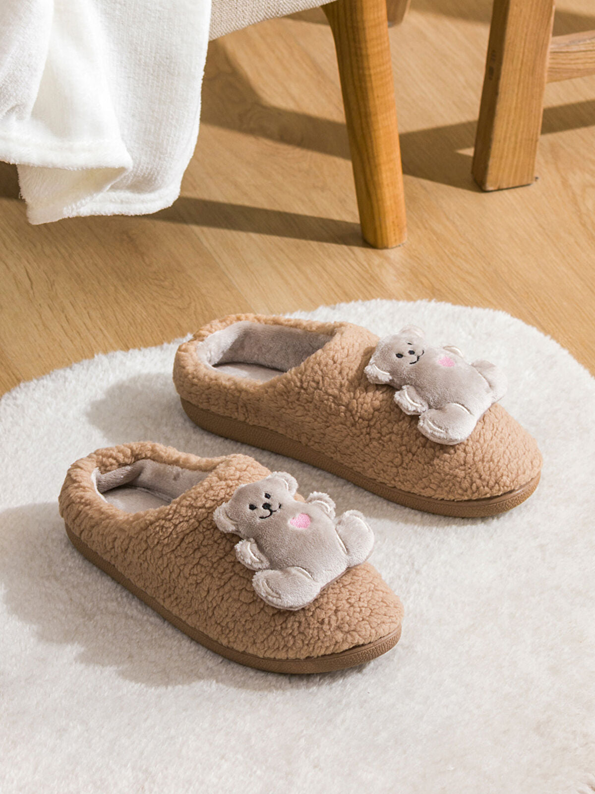 Animal Figure Fleece Women's House Slipper