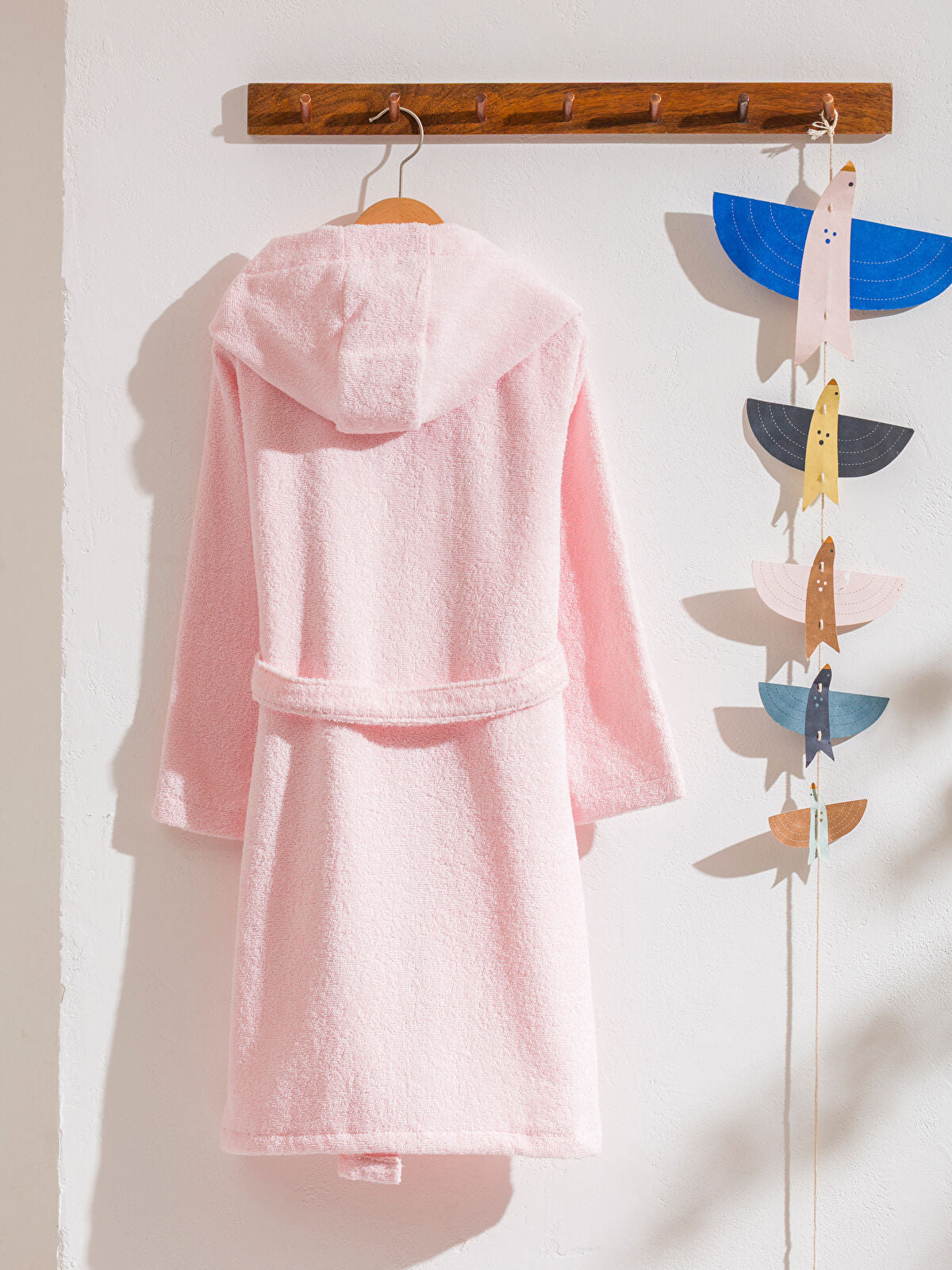 Hooded Cotton Girls Child Dress
