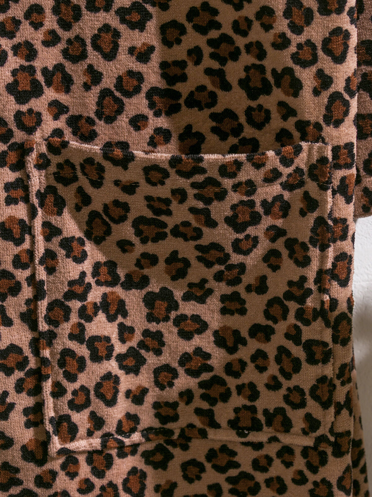 Leopard Print Cotton Women's Coat
