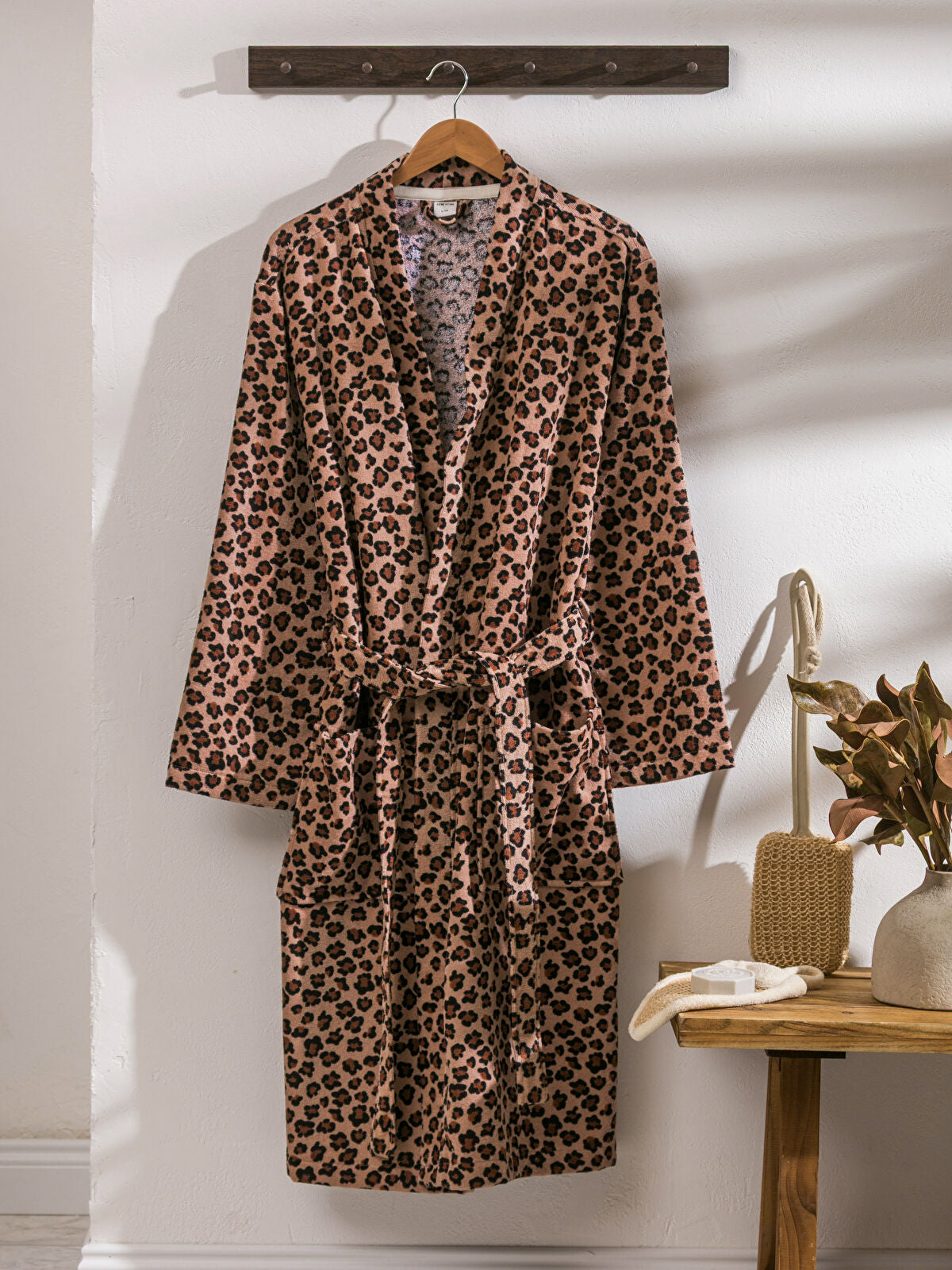 Leopard Print Cotton Women's Coat
