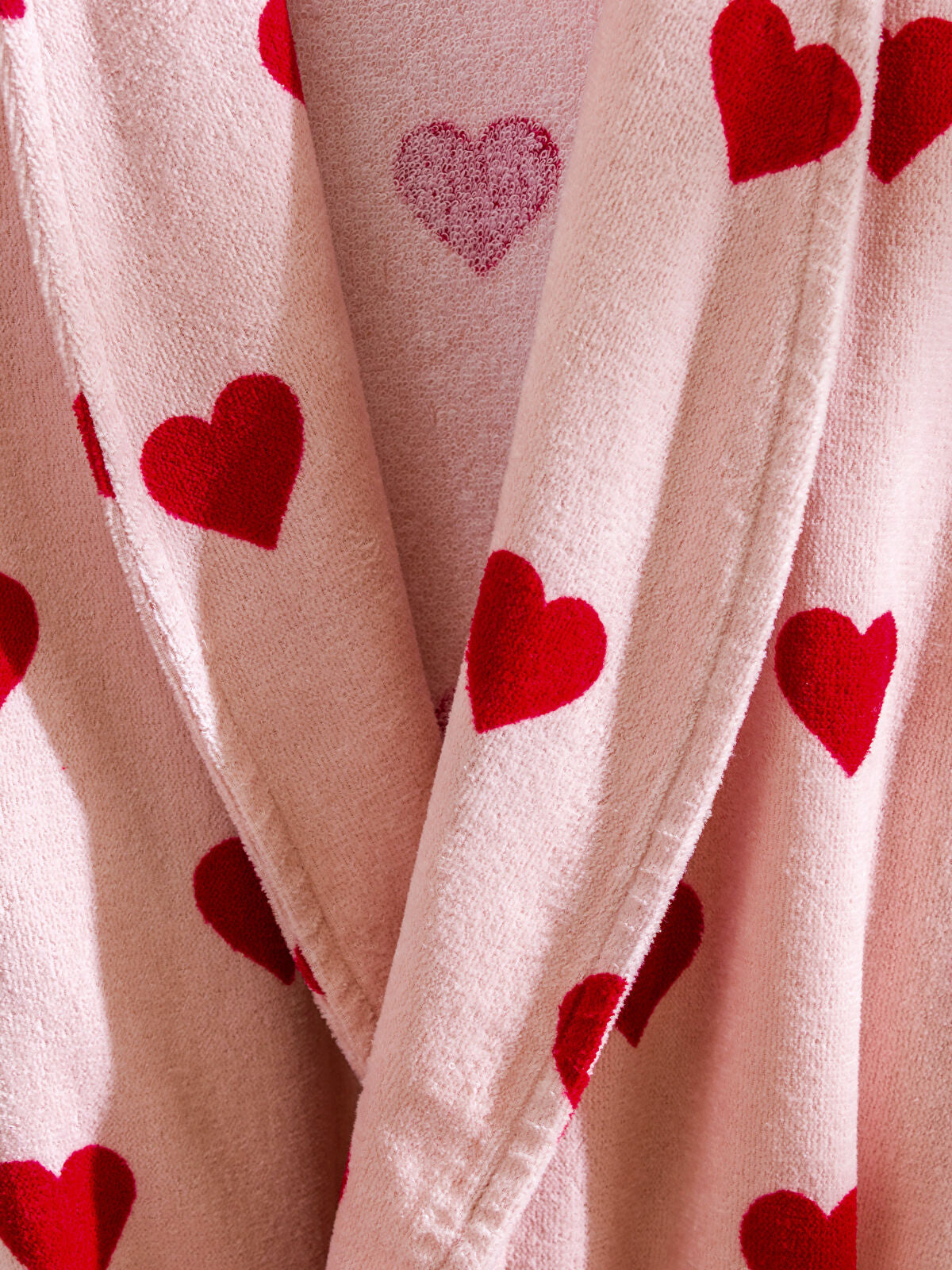 Heart Embroidered Woman's Robe