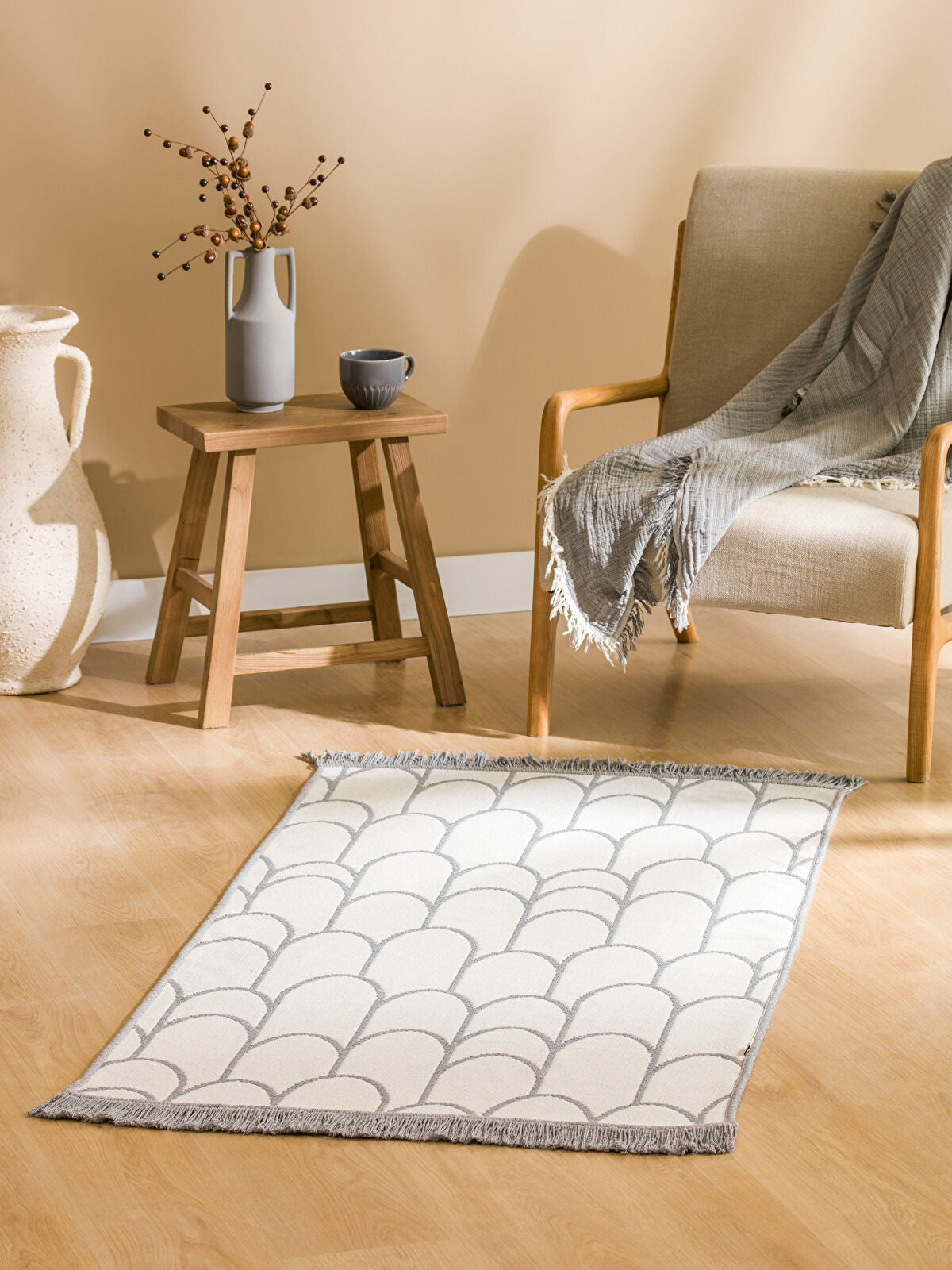 Patterned Double-Sided Rug 80x140 cm