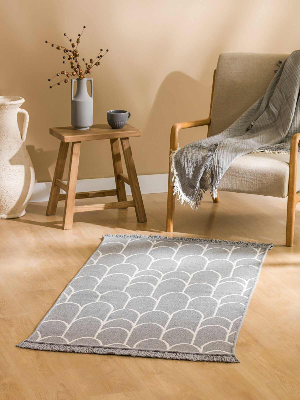Patterned Double-Sided Rug 80x140 cm