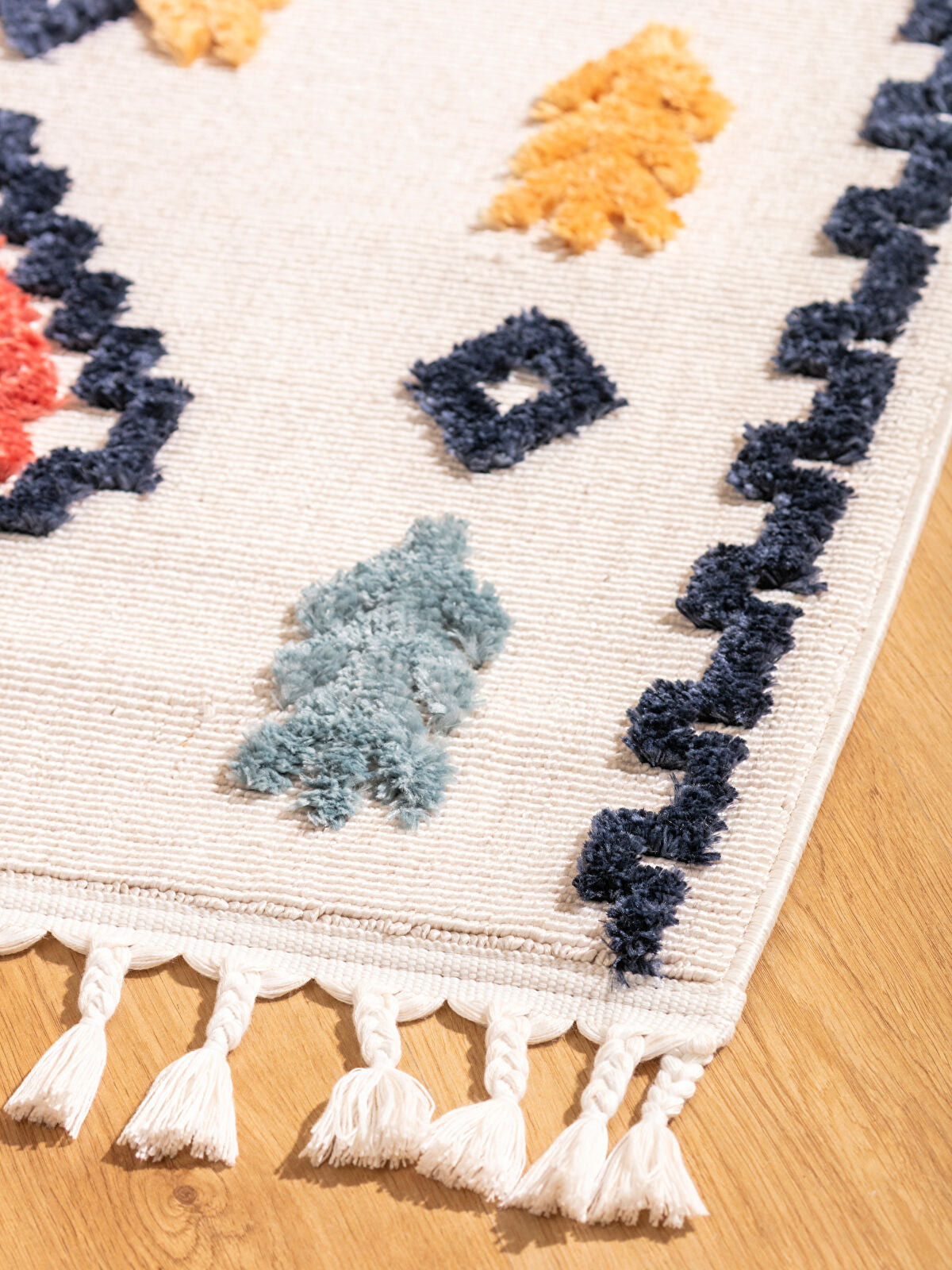 Embroidery Tassel Rug 80x150 cm