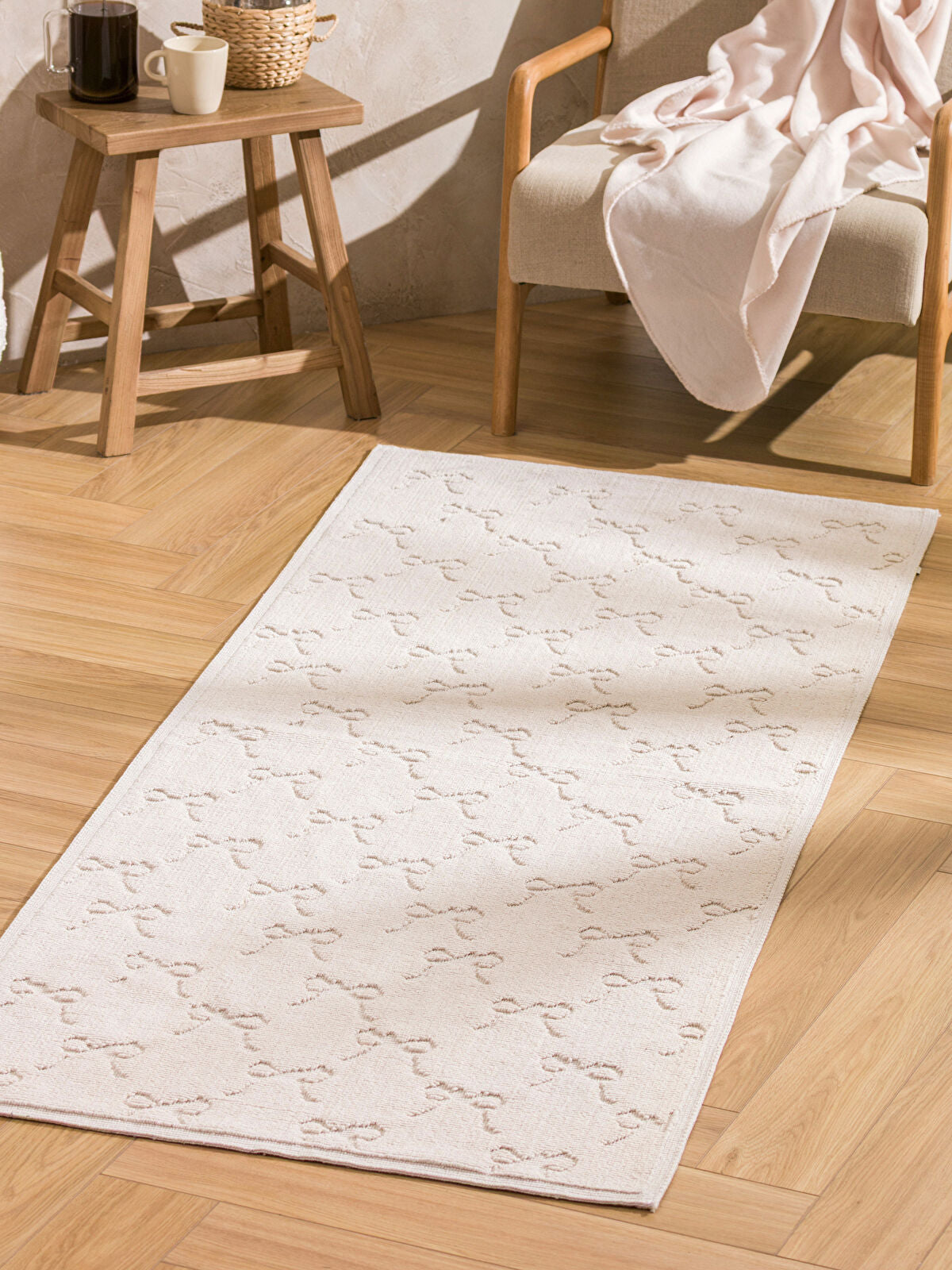 Floral Pattern Rug 80x150 cm