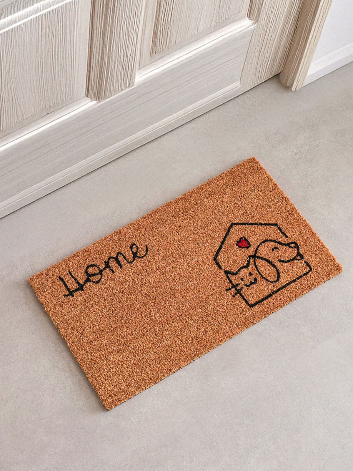Home Printed Text Door Front Mat 45x75 cm