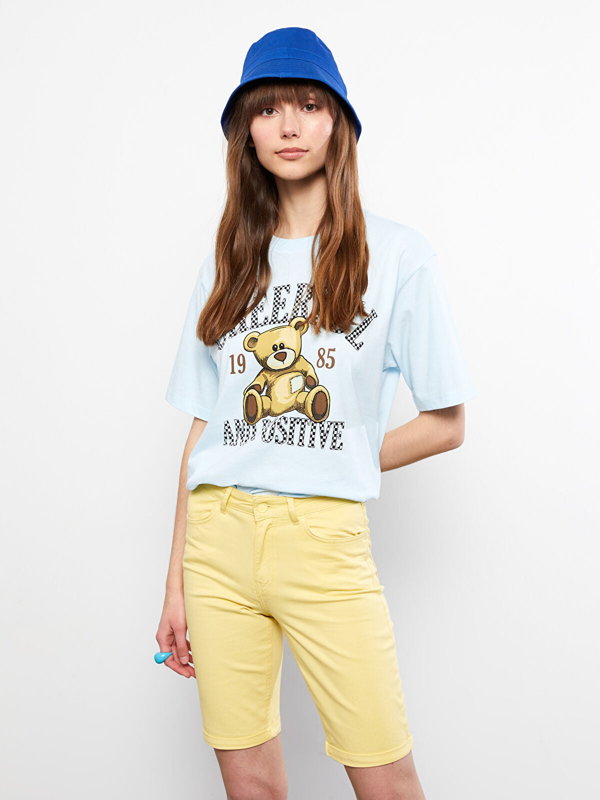 High Waist Fit Women's Denim Shorts