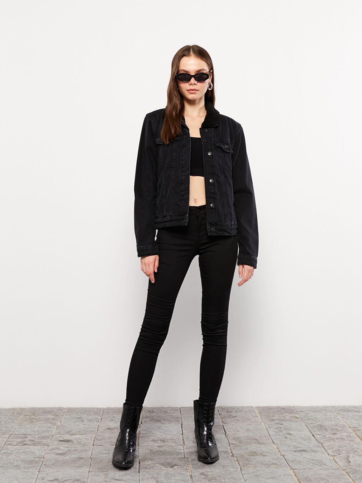 LCW Jeans Black Jupiter Super Skinny Fit Women's Jean Trousers