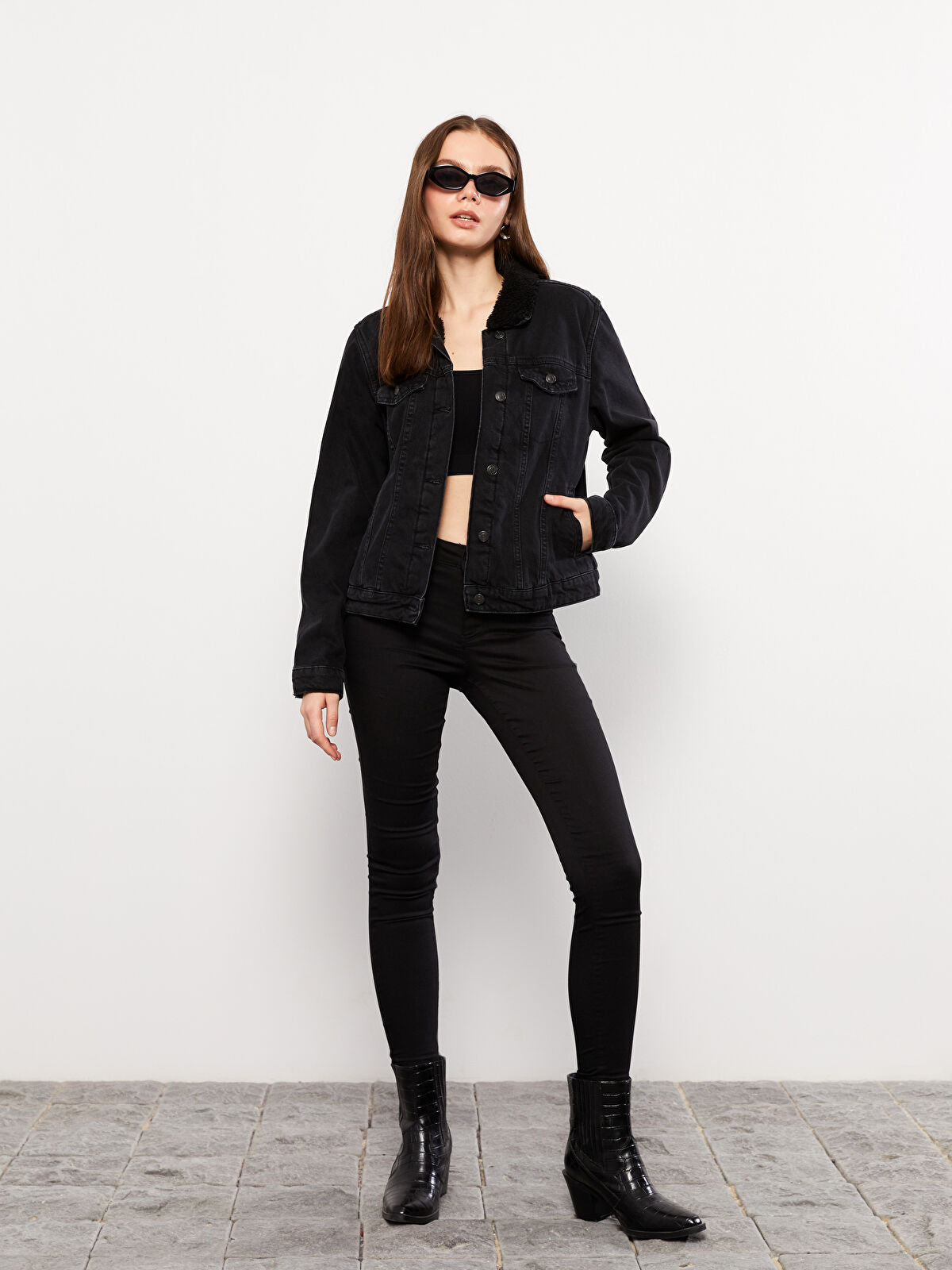 LCW Jeans Black Jupiter Super Skinny Fit Women's Jean Trousers