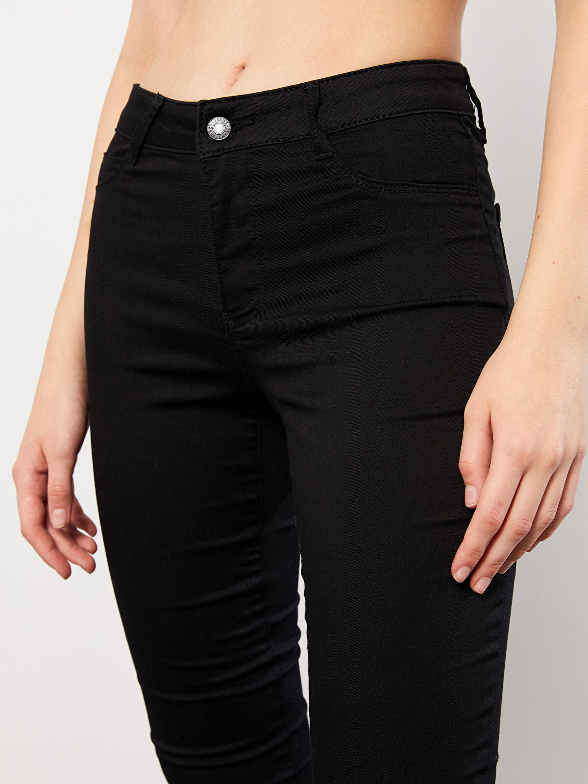 LCW Jeans Black Jupiter Super Skinny Fit Women's Jean Trousers