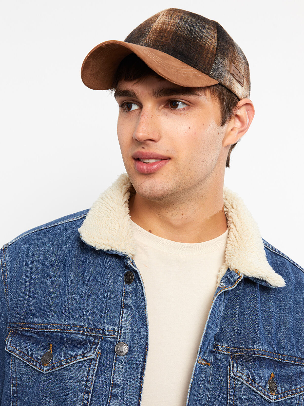 Standard Pattern Shirt Collar Men's Jean Jacket