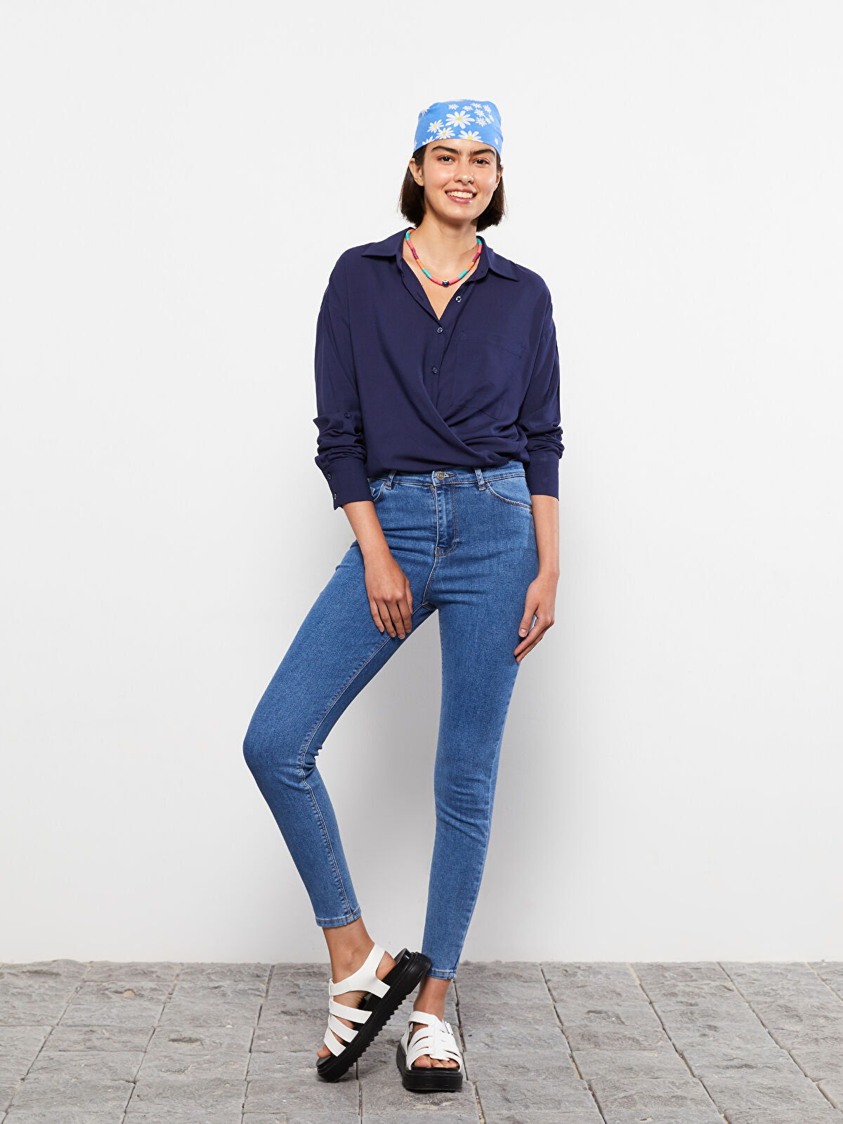 High Waist Jupiter Super Slim-fit Women's Jeans Pants