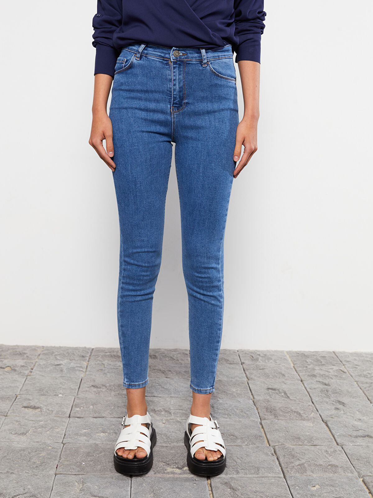 High Waist Jupiter Super Slim-fit Women's Jeans Pants