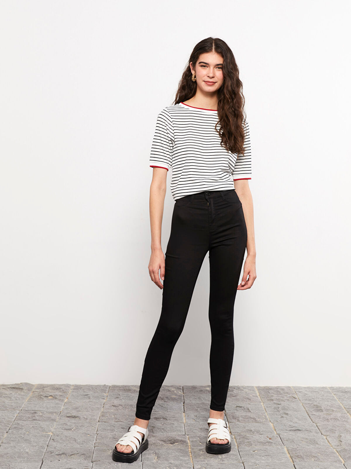 High Waist Jupiter Super Slim-fit Women's Jeans Pants