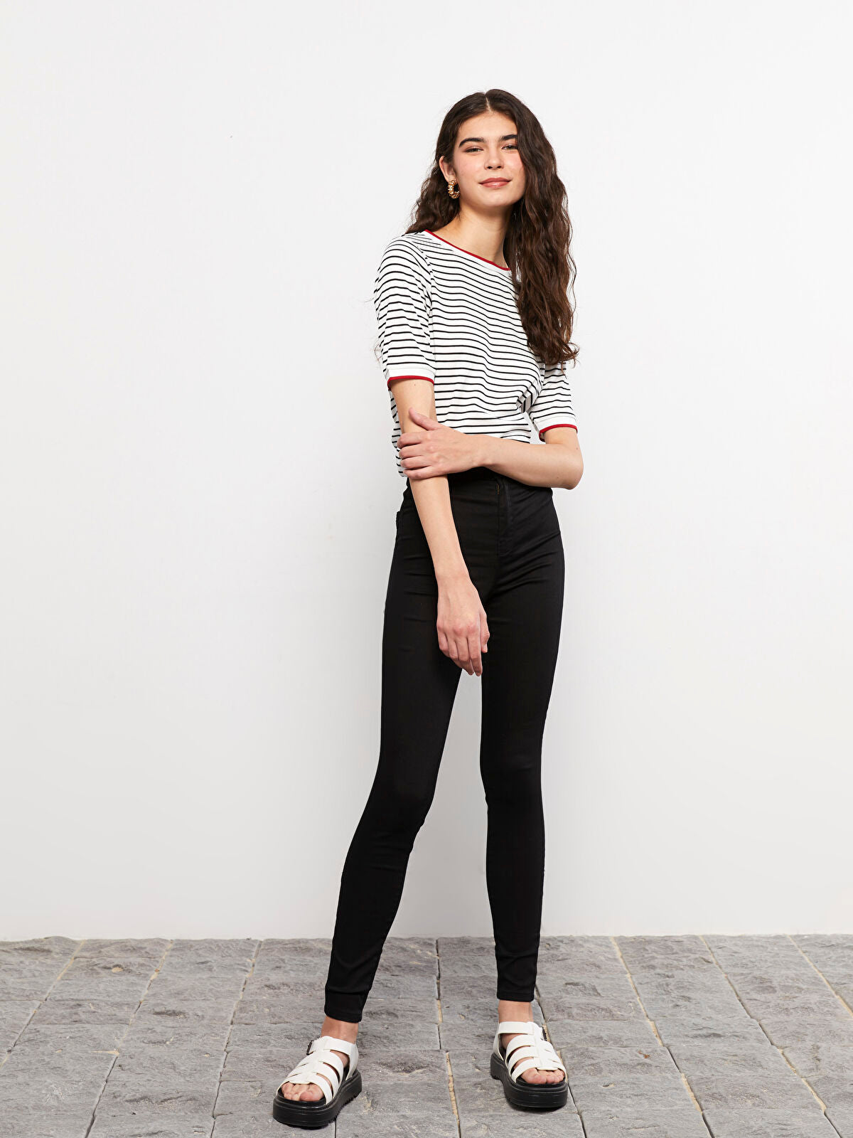 High Waist Jupiter Super Slim-fit Women's Jeans Pants