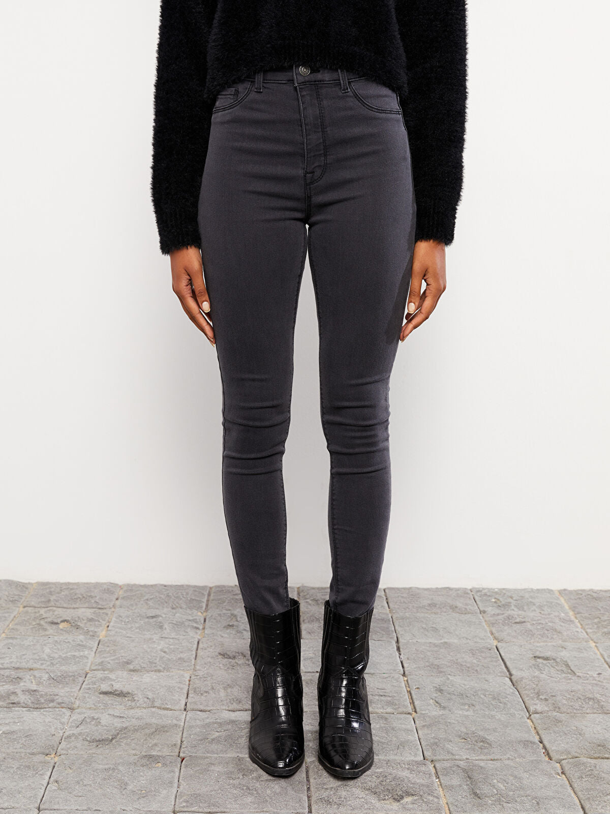 High Waist Jupiter Super Slim-fit Women's Jeans Pants