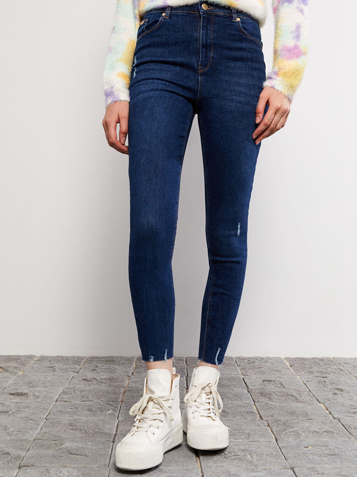 High Waist Jupiter Super Slim-fit Women's Jeans Pants