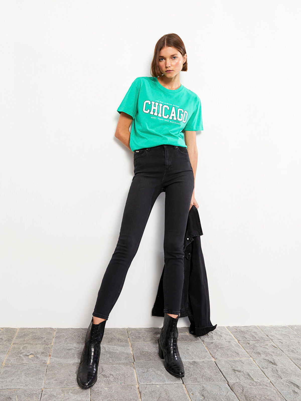 High Waist Jupiter Super Slim-fit Women's Jeans Pants