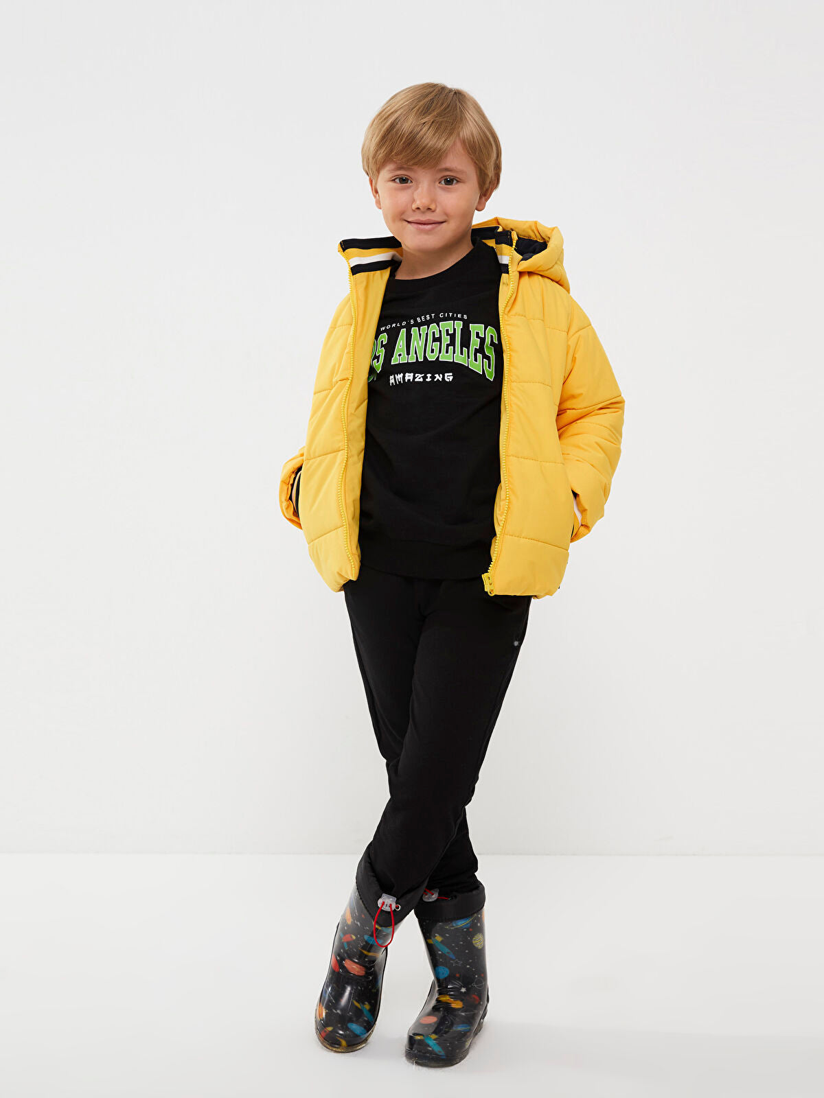 Printed Boys' Rain Boot