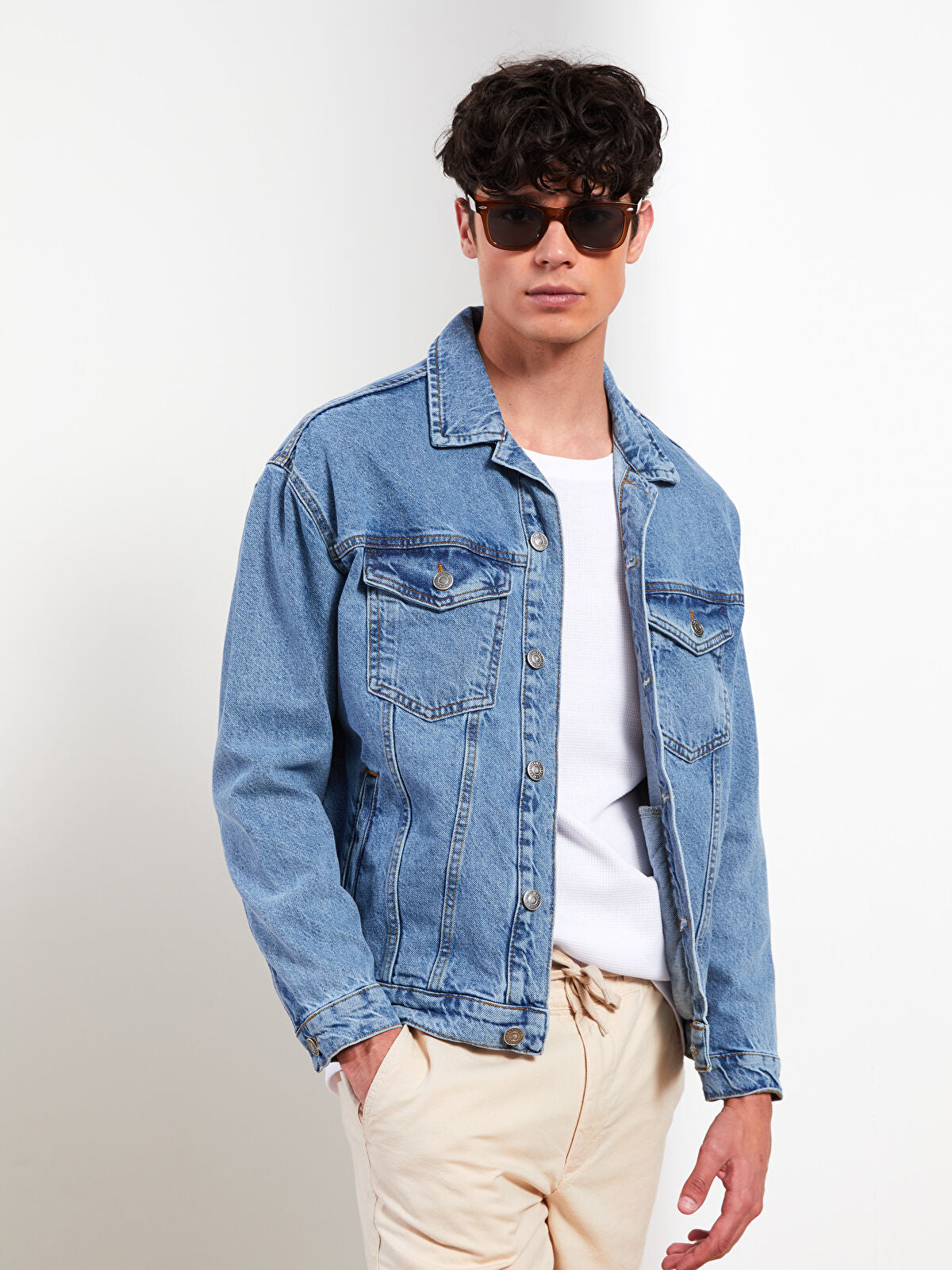Oversize Men's Jean Jacket