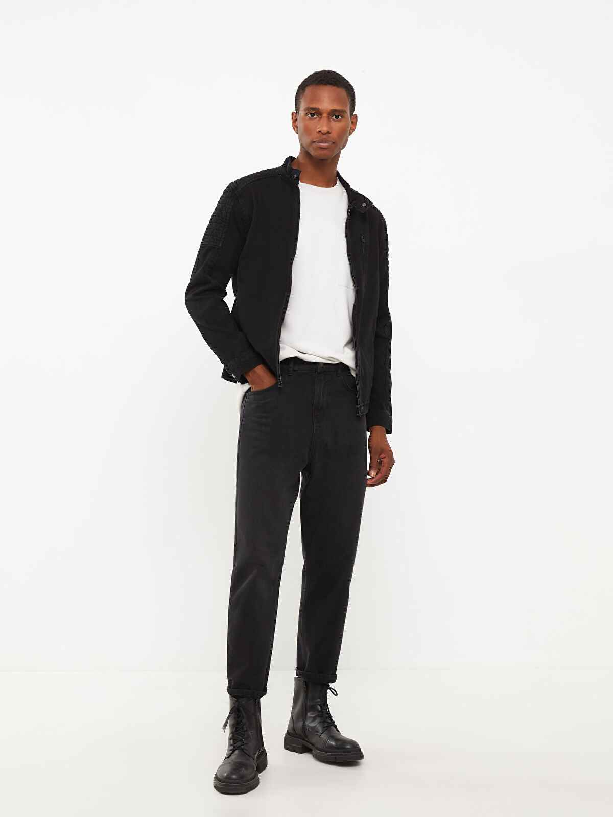 LCW Standard Fit Men's Indigo Jean Waistcoat